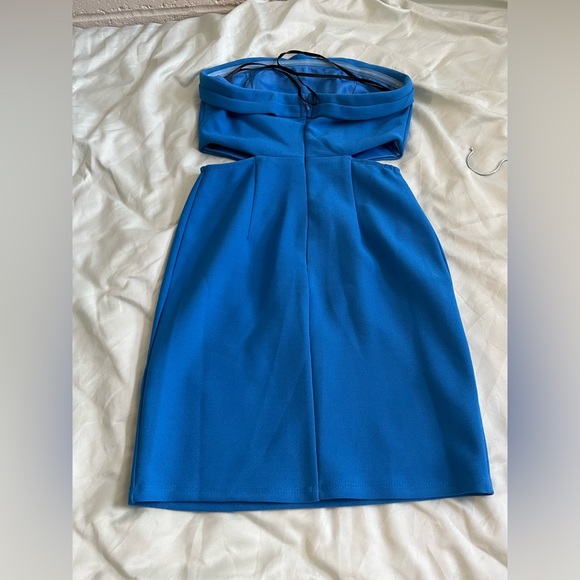 Princess Polly Alaska Strapless Mini Dress Blue - Picture 4 of 5